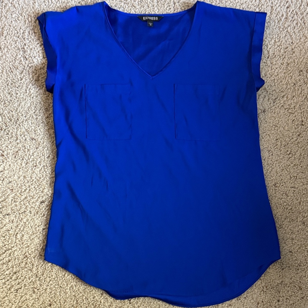 Express Women's Royal Blue Blouse